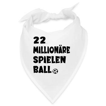 MULTI MILLIONÄRE SPIELEN BALL - Bandana - Weiß - Vorne