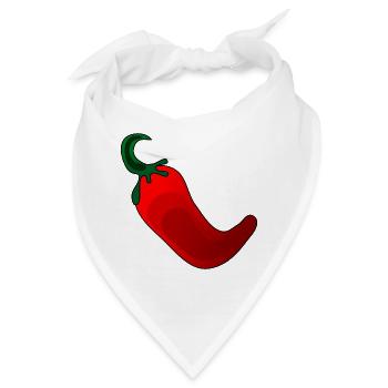 Peperoni Gewürzpaprika - Kochen - Bandana - Weiß - Vorne