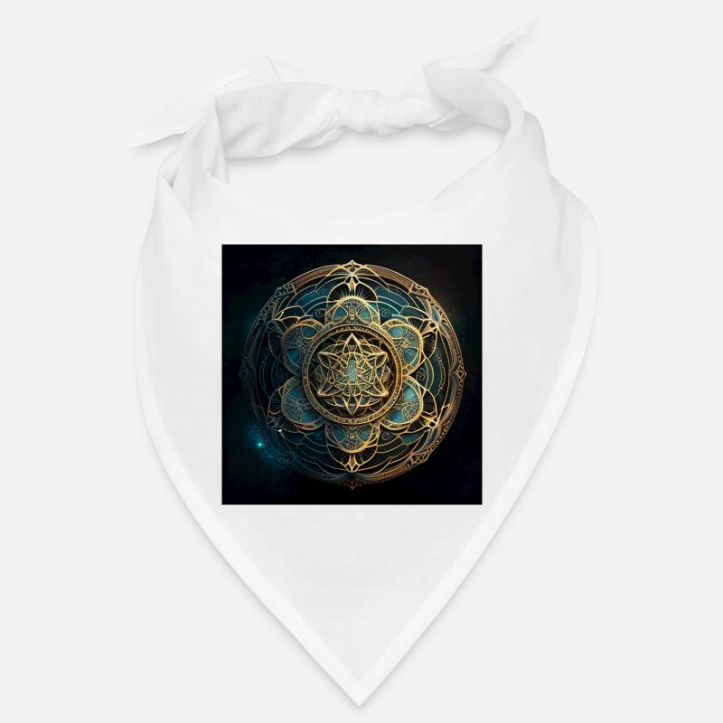 Mandala doré Bandana