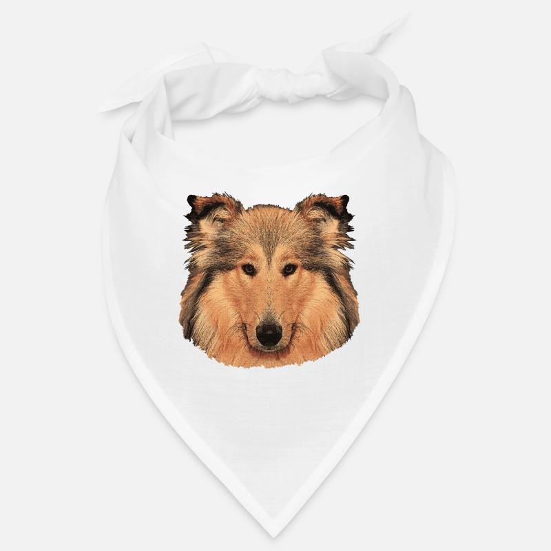 hunde tees mädchen, langhaar collie Bandana