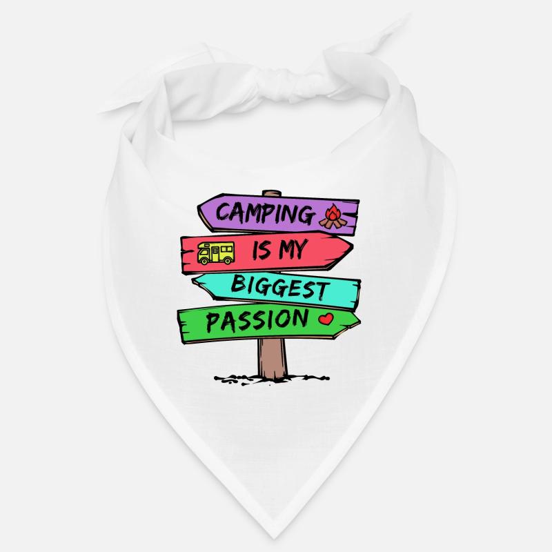 Camping Statement Wohnwagen Camper Urlaub Wanderer Bandana