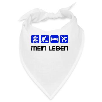 Job Statement Arbeiter Angestellter Arbeit - Bandana - Weiß - Vorne
