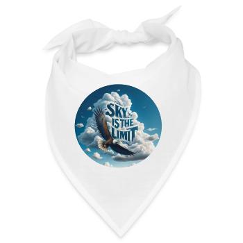 Sky is the Limit Adler - Bandana - Weiß - Vorne