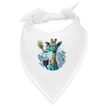 Giraffen Smoke Shop - Bandana - Weiß - Vorne