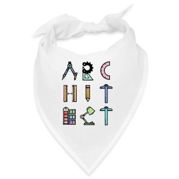 Architekt Beruf Spruch Job Karriere Vorgesetzter - Bandana - Weiß - Vorne