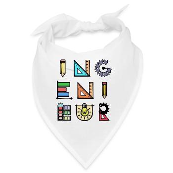 Ingenieur Job Spruch Beruf Vorgesetzter Karriere - Bandana - Weiß - Vorne