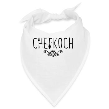 Job Chefkoch Spruch Karriere Vorgesetzter Arbeit - Bandana - Weiß - Vorne