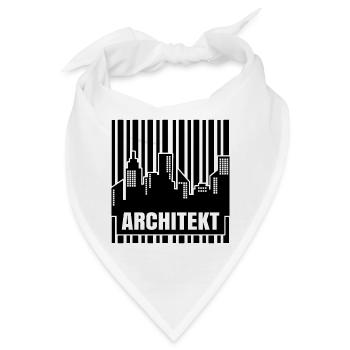 Beruf Spruch Job Vorgesetzter Karriere Architekt - Bandana - Weiß - Vorne