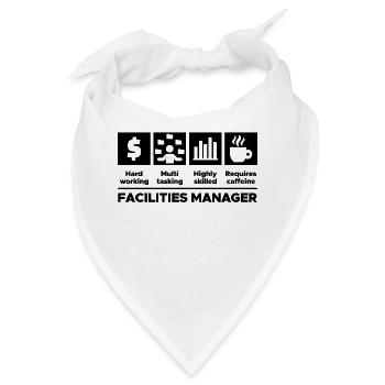 Manager Statement Job Arbeit Workaholic Karriere - Bandana - Weiß - Vorne