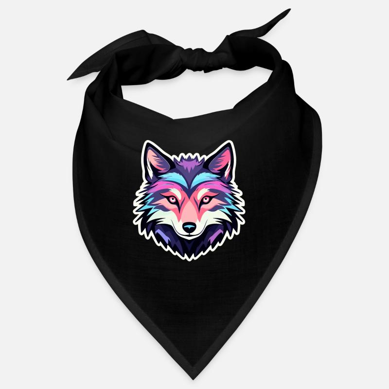 Dessin de loup Bandana