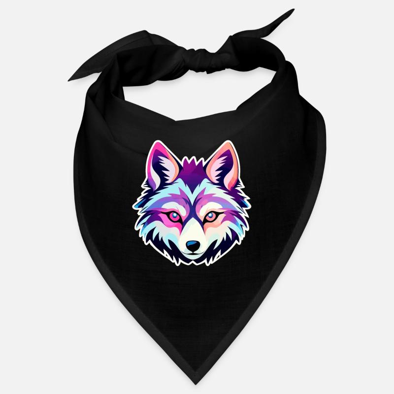 Dessin de loup Bandana