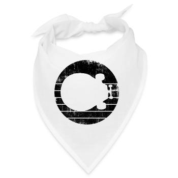 Skateboard - Bandana - Weiß - Vorne