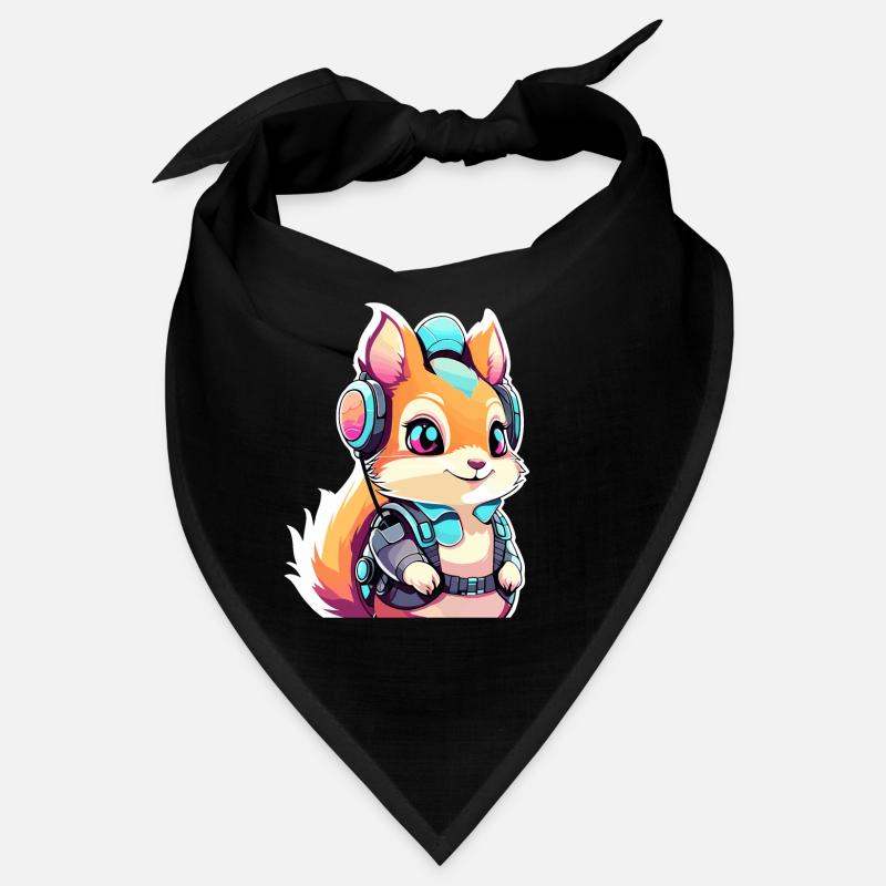 Eichhörnchen Illustration Bandana