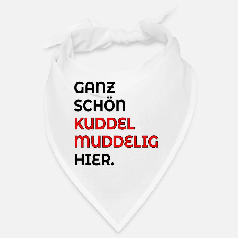 KUDDELMUDDELIG PLATTDEUTSCH SPRÜCHE Bandana