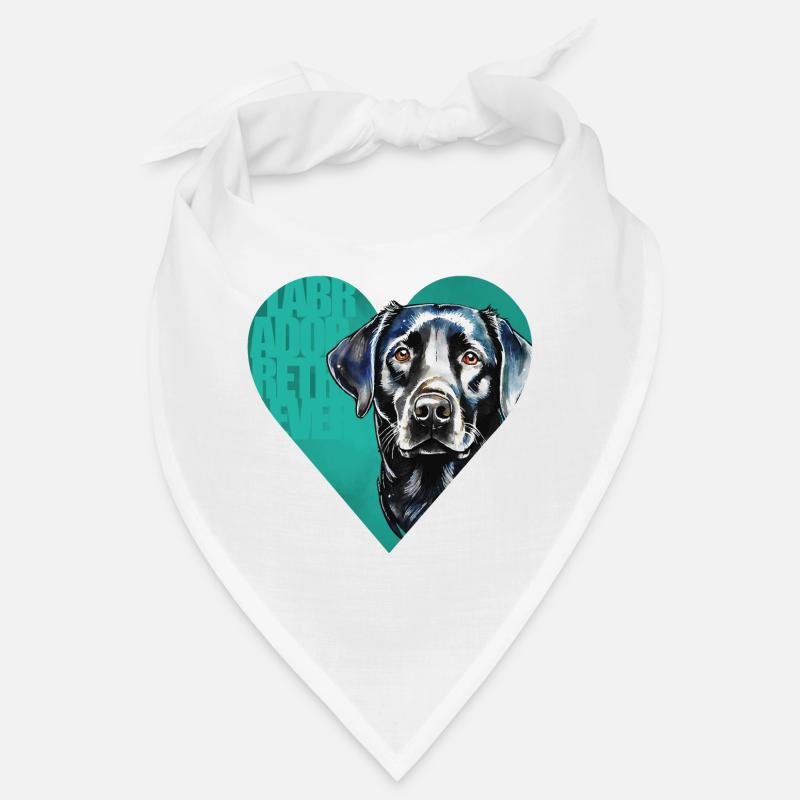 Labrador Retriever Portrait Bandana