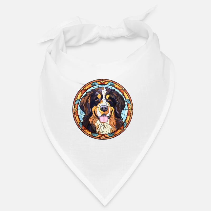 Berner Laufhund Hunderasse Buntglas Bunt W Bandana