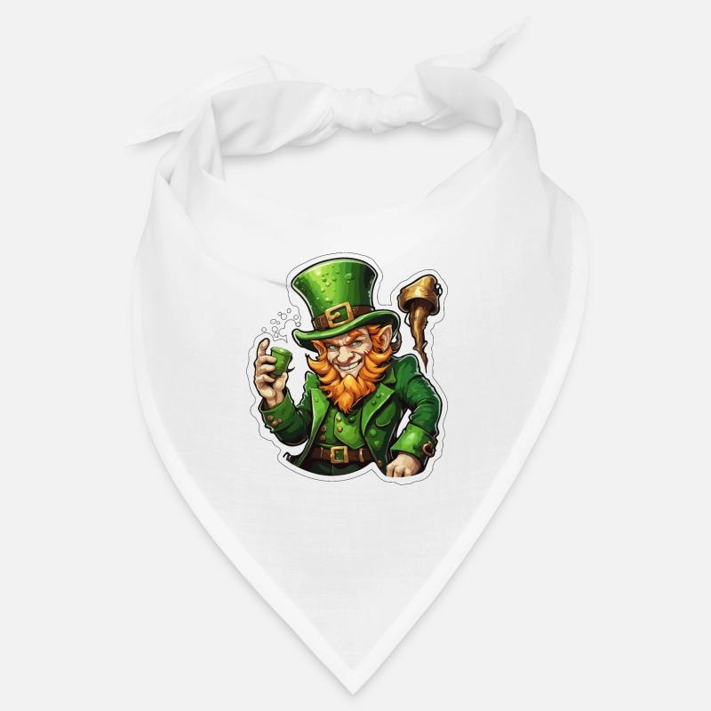 Leprechaun / Leprechaun / Vert / Gingembre / Irlande Bandana