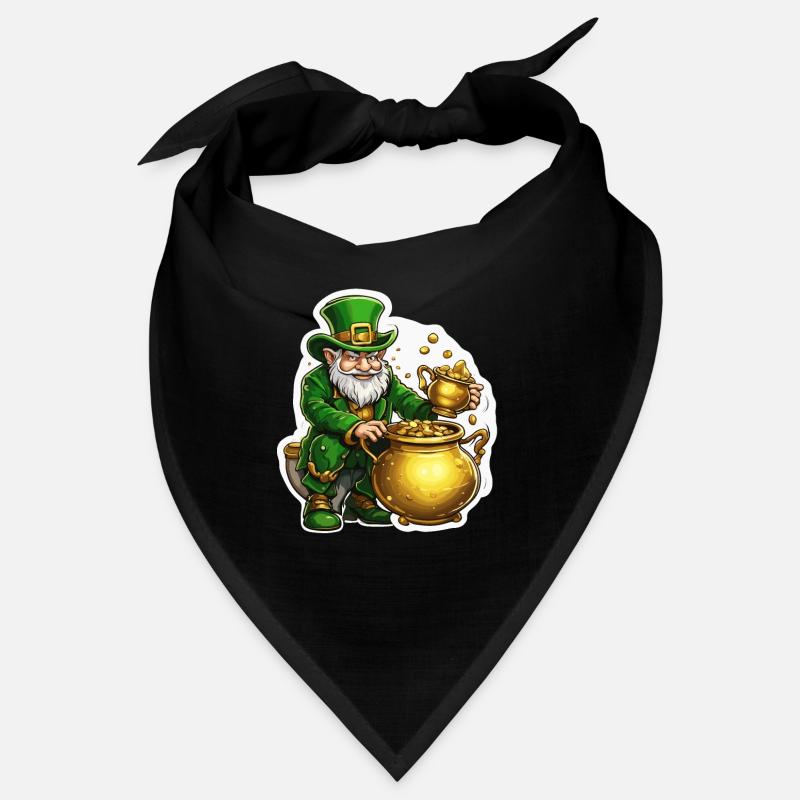 Leprechaun / Leprechaun / Vert / Gingembre / Irlande Bandana