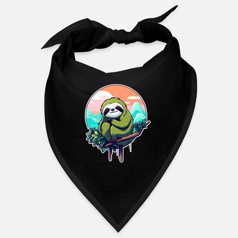 Faultier Zeichnung Bandana