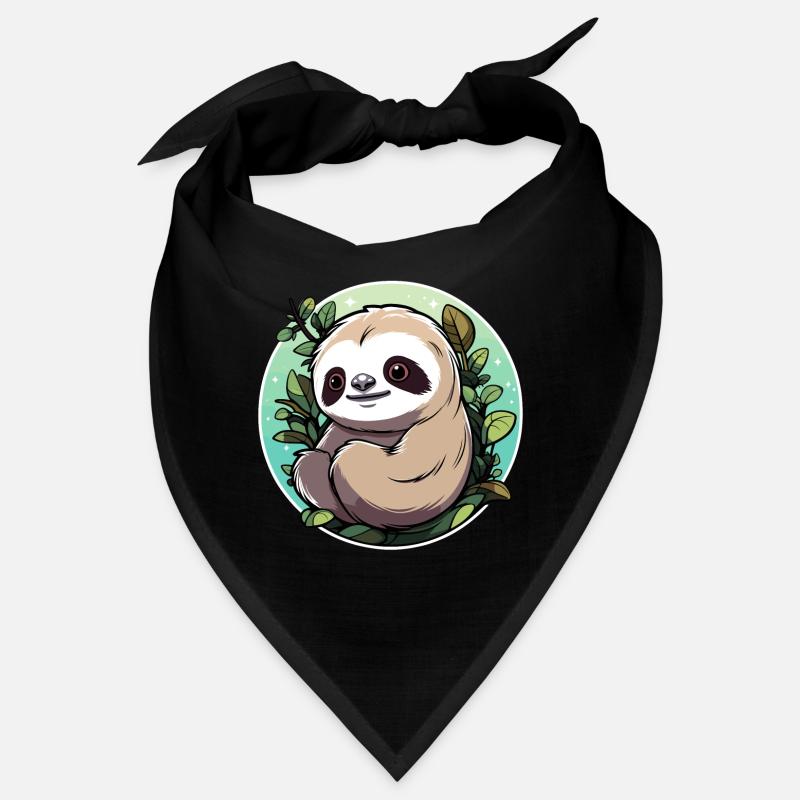 Faultier Zeichnung Bandana