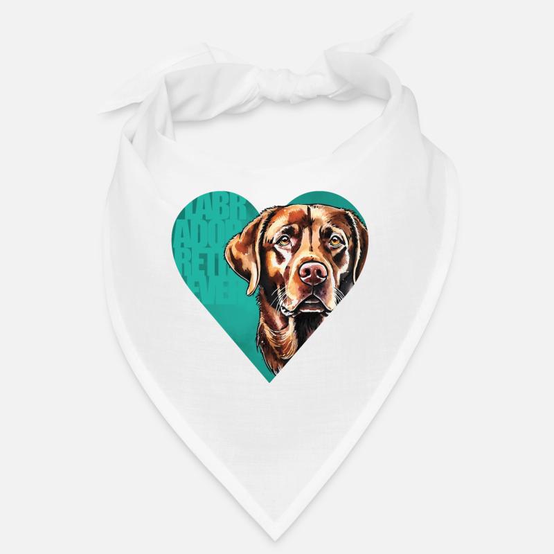 Labrador Retriever Portrait Bandana