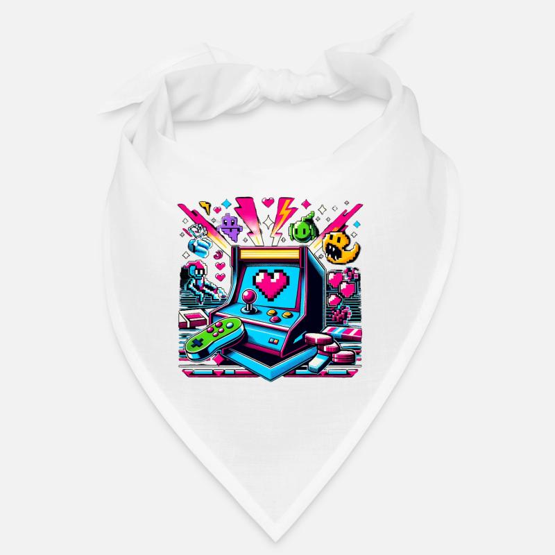 Pixel Art Arcade Game Bandana
