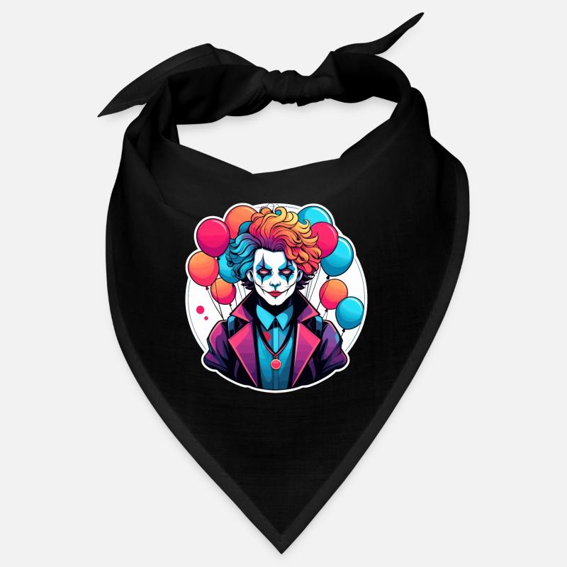 Dessin de clown Bandana