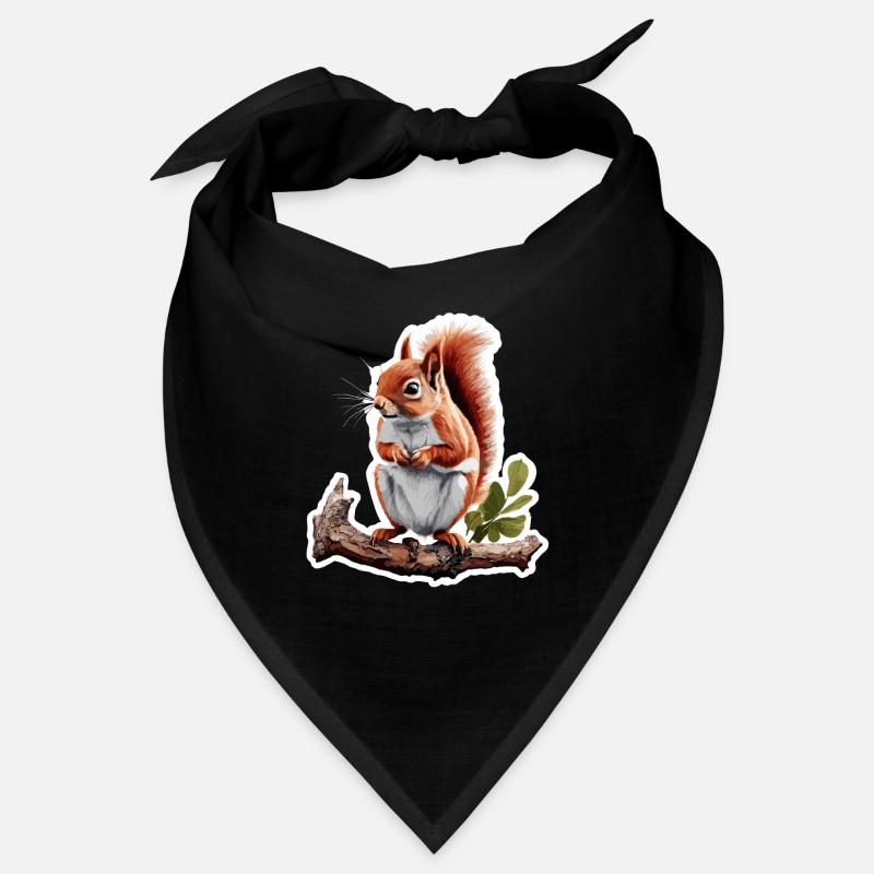 Eichhörnchen / Tier / Nagetier / Waldtier / Comic Bandana
