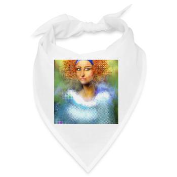 Kreative Powerfrau Digital-Art - Bandana - Weiß - Vorne
