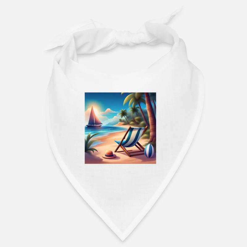 vacances à la mer, vacances d'été Bandana