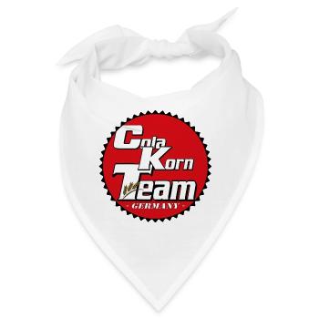Korn , Party , Weizenkorn ,Cola Korn Team(25) - Bandana - Weiß - Vorne