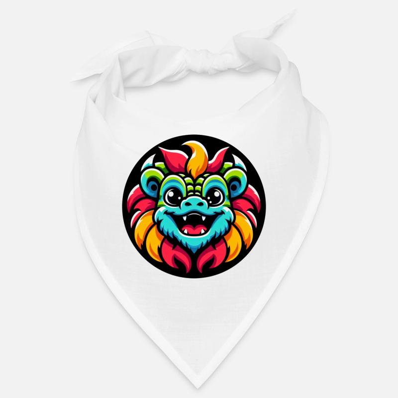 Drache bunt Comic Bandana