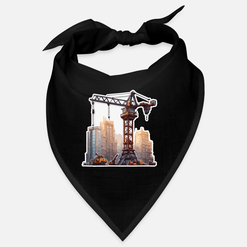 Kran / Baustelle / Seilwinde / Kransystem Bandana