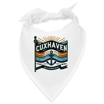 CUXHAVEN - MEIN HEIMATHAFEN - Bandana - Weiß - Vorne