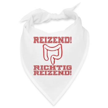 Reizdarm | RICHTIG REIZENDER DARM SRPÜCHE - Bandana - Weiß - Vorne