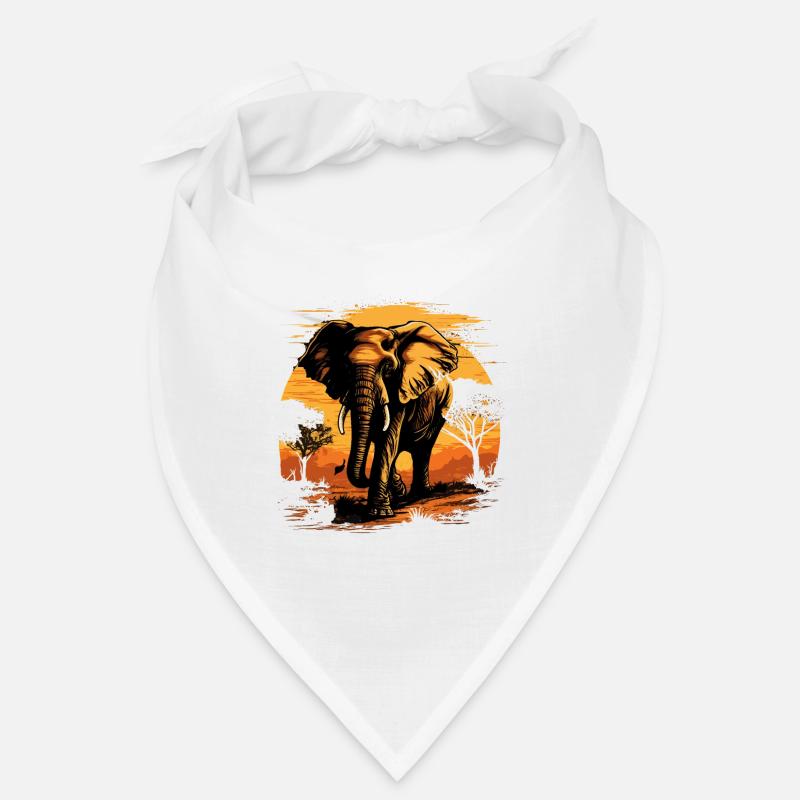 Majestic Elephant Bandana