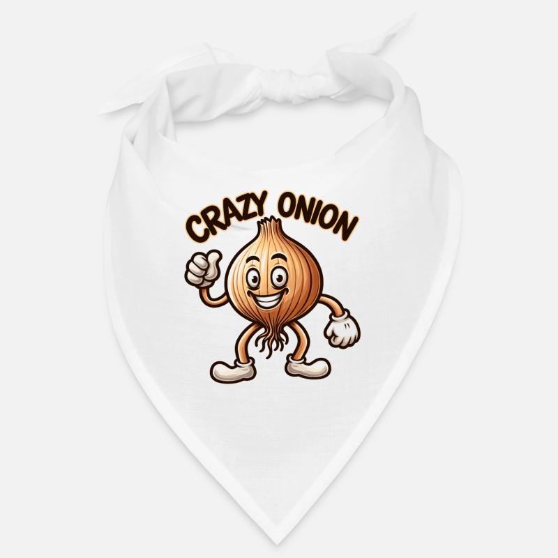 Crazy Veggies: Onion With Goatee and Thumbs Up Bandana