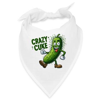 Crazy Veggies Hairy Cuke Thumbs Up - Bandana - Weiß - Vorne