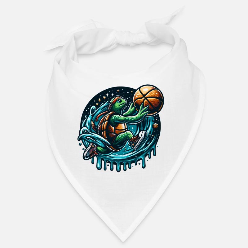 Basketball Schildkröte Dunking Geschenk Bandana