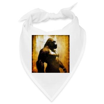 Gorilla 03 - Bandana - Weiß - Vorne