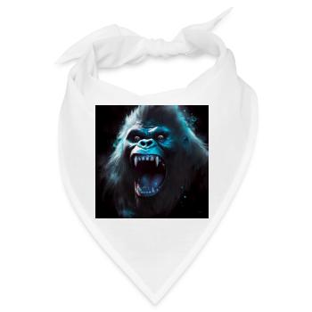 Gorilla 06 - Bandana - Weiß - Vorne