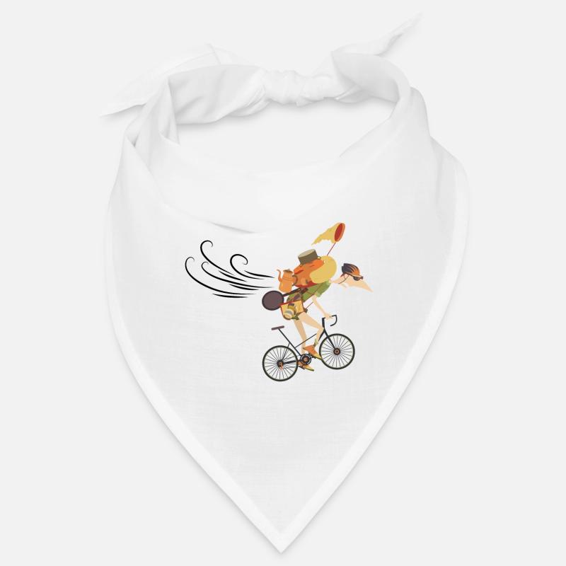 "windschnittig" - Bandana - Weiß
