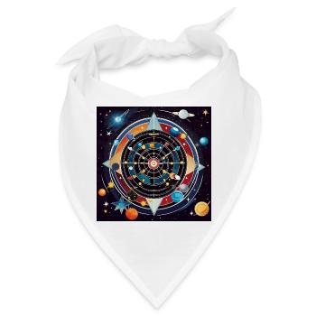 Infinity Bullseye - Bandana - Weiß - Vorne