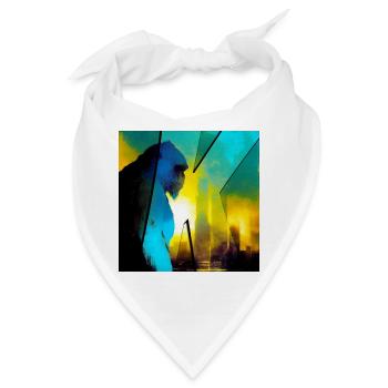 Gorilla 01 - K1 - Bandana - Weiß - Vorne
