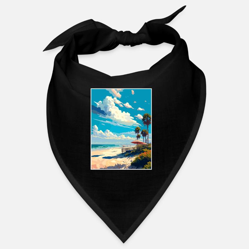Carpinteria State Beach Kalifornien Reiseposter Bandana