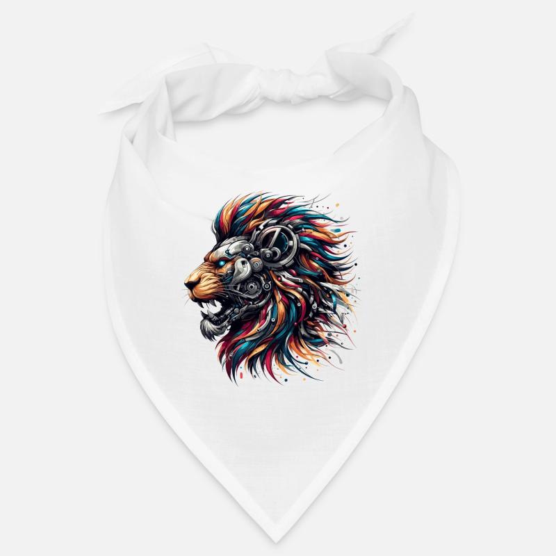 Lion Cyborg Robot Page Gift Bandana