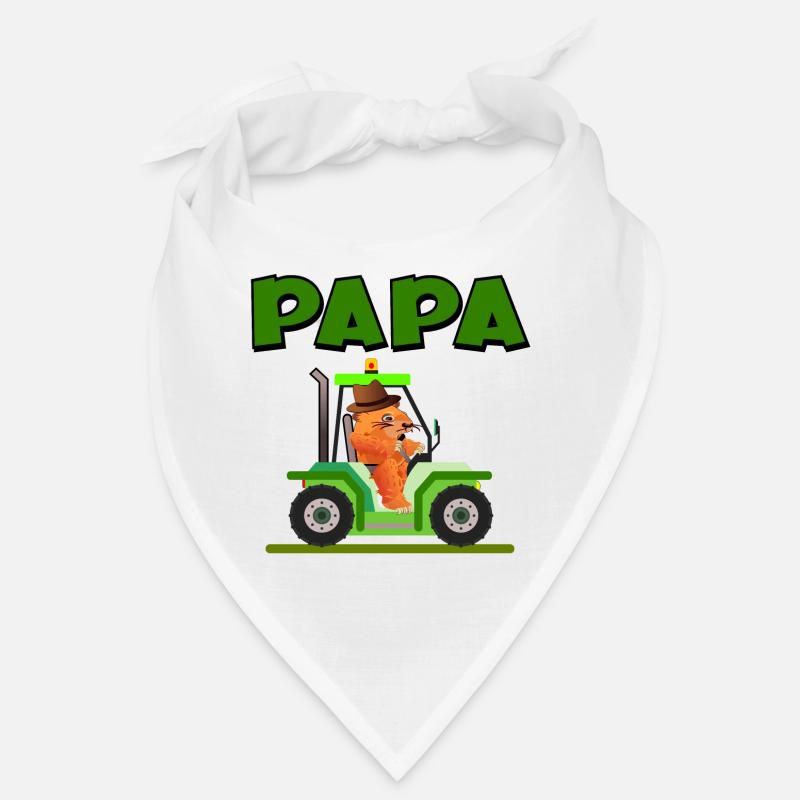 Farmer Dad Tractor Bandana