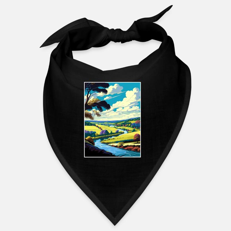Brandywine Valley Pennsylvania Reiseposter Bandana
