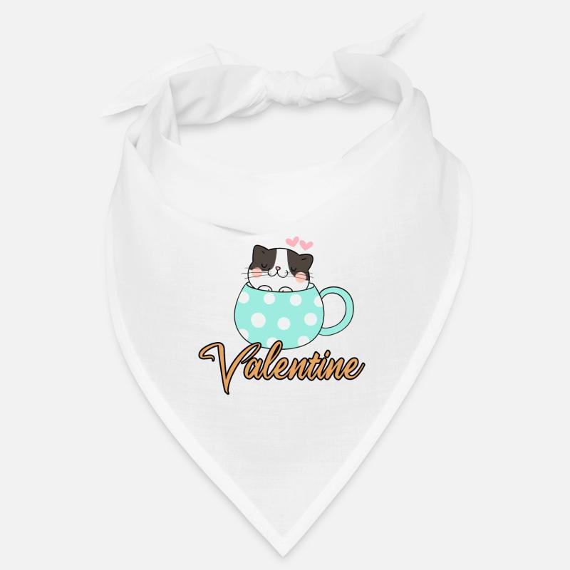 Mon chat est mon Valentin Bandana