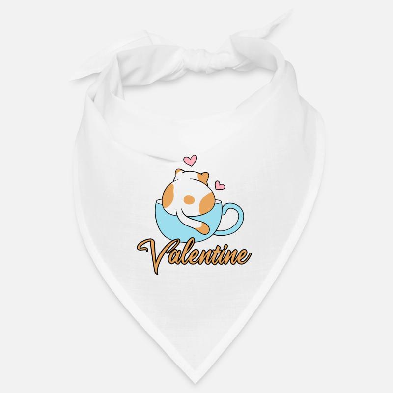 Mon chat est mon Valentin Bandana